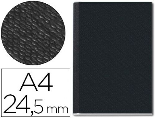 Capa de encadernacao channel rigida 73960095 preto lombada 24,5 mm capacidade 245 folhas , Leitz , 44278 , 4002432373598